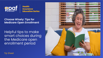 Choose Wisely: Tips for Medicare Open Enrollment