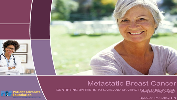 For Providers: Empowering Your Metastatic Breast Cancer Diagnosis