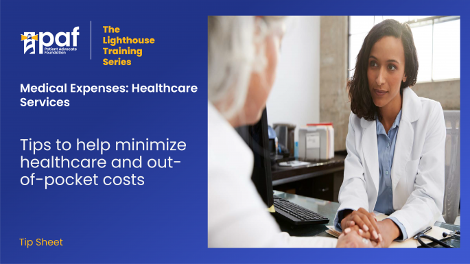 Medical Expenses: Healthcare Services Tip Sheet