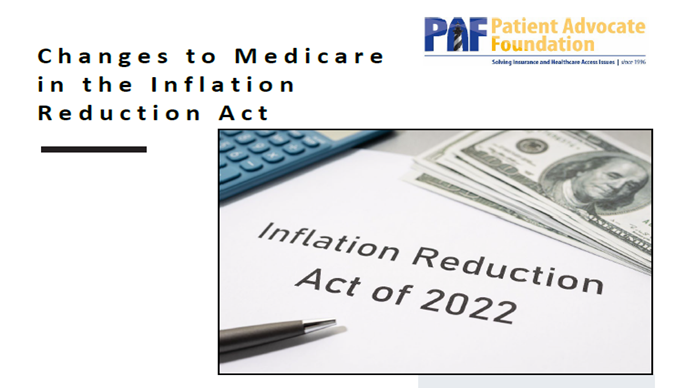 Changes To Medicare In The Inflation Reduction Act - Education Resource ...