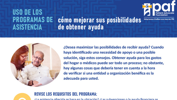 Uso de los programas de asistencia: cómo mejorar sus posibilidades de obtener ayuda