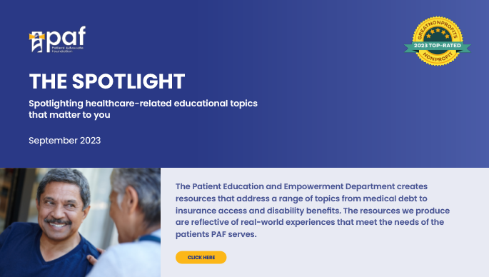 The Spotlight: September 2023, Celebrating Heritage & Health: PAF Resources for Spanish Speakers