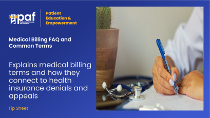 Medical Billing Frequently Asked Questions and Common Terms: How Medical Billing Relates to Health Insurance Denials and Appeals