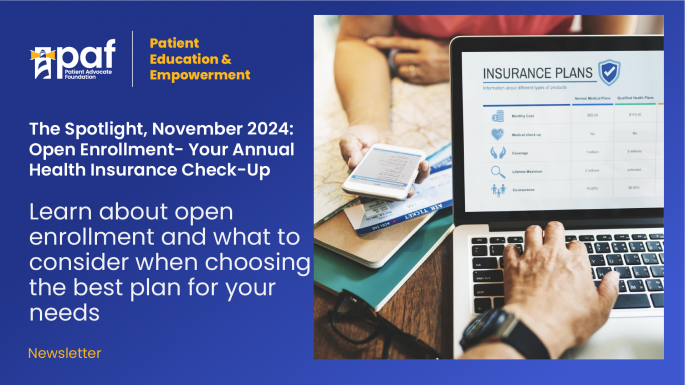 The Spotlight, November 2024: Open Enrollment, Your Annual Health Insurance Check-Up