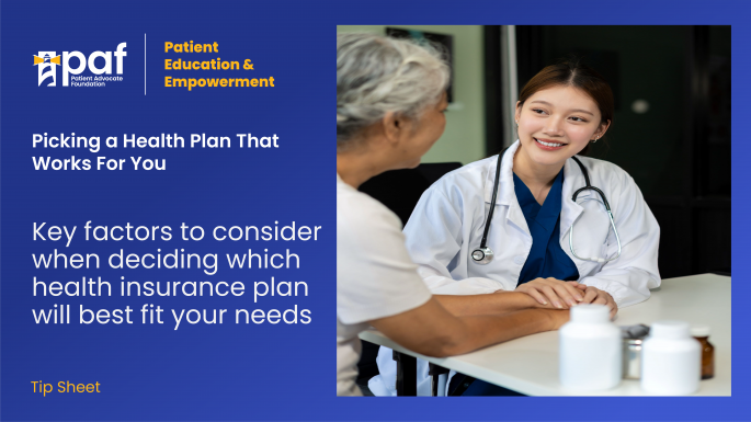 Picking a Health Plan That Works For You