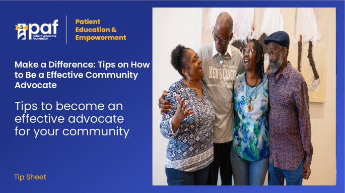 Make a Difference: Tips on How to Be a More Effective Community Advocate