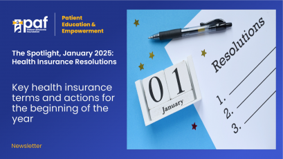 The Spotlight, January 2025: Health Insurance Resolutions
