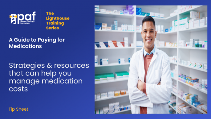 A Guide to Paying for Medications Tip Sheet