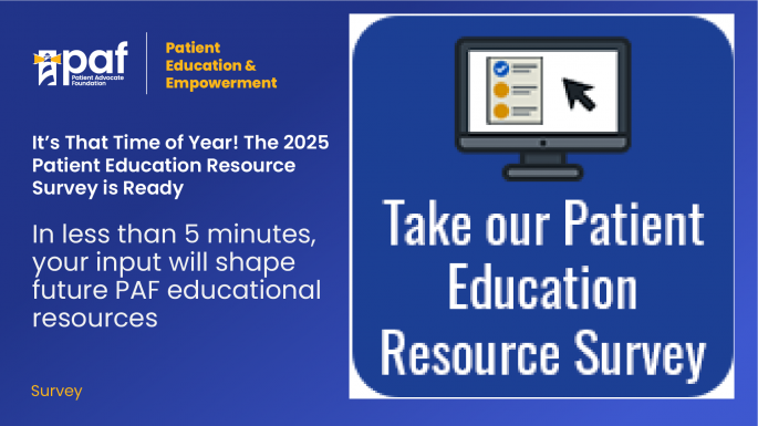 The 2025 Patient Education Resource Survey is Ready