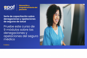 Serie de capacitación sobre denegaciones y apelaciones de seguros de salud